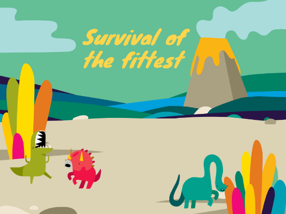 Title Screen Survival of the Fittest